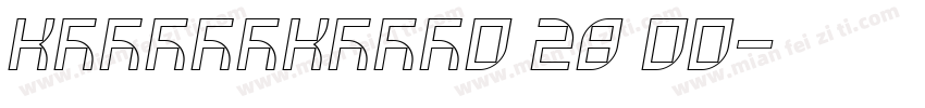 KSNBJTKPHL0 28 00字体转换